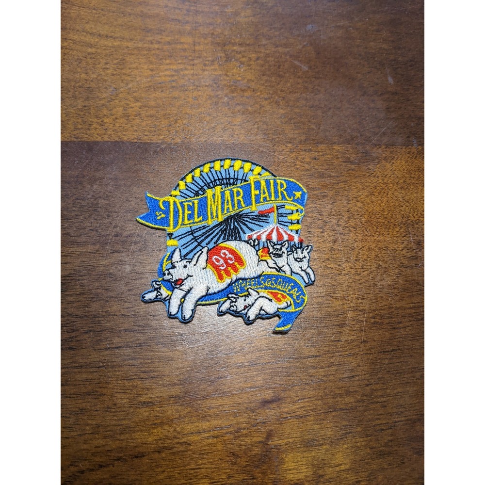 Del-Mar-Va Fair wheels and squeels patch iron‎ on